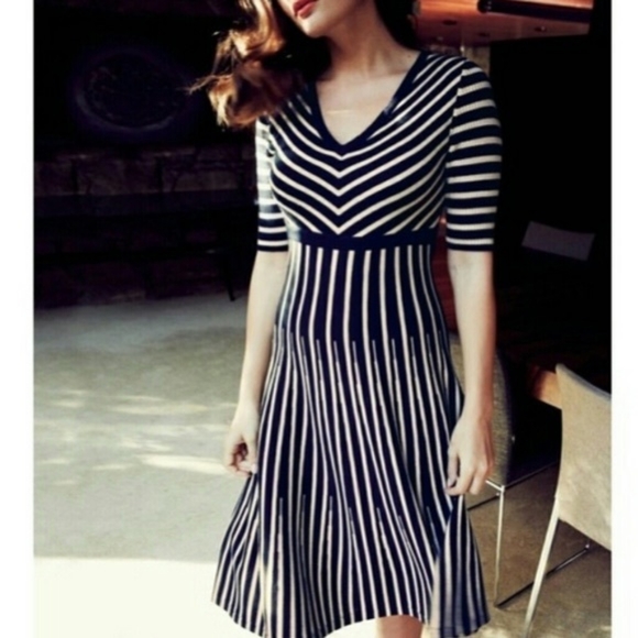 Boden Dresses & Skirts - Boden Amelie Striped Sweater Midi Dress